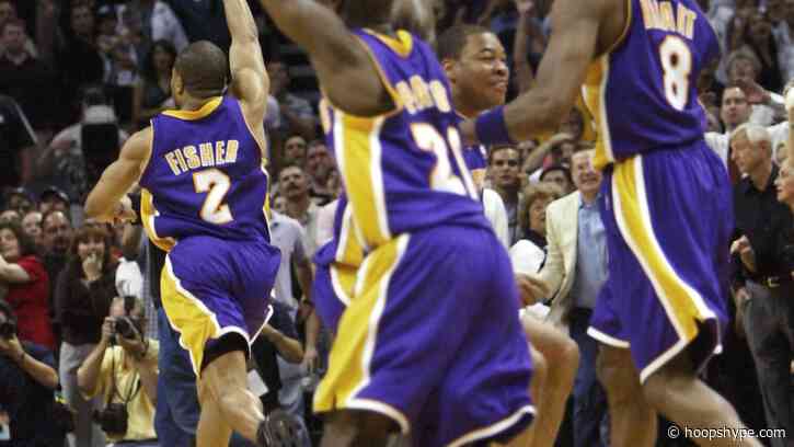 Derek Fisher on his famous 0.4 shot vs. Spurs: 'If you're on a team with Kobe and Shaq, the play is not for you'