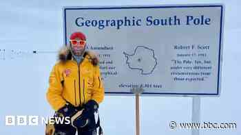 Disabled man completes South Pole trek