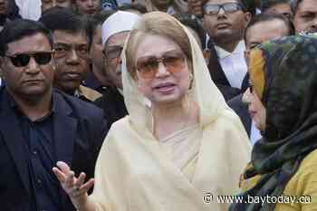 Bangladesh's ailing former premier Khaleda Zia leaves country to undergo medical treatment in London