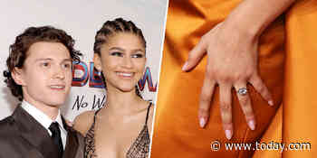 Zendaya subtly announces engagement to Tom Holland at the Golden Globes