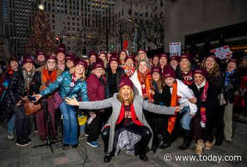 Watch 60 of Hoda’s sorority sisters surprise her on the plaza