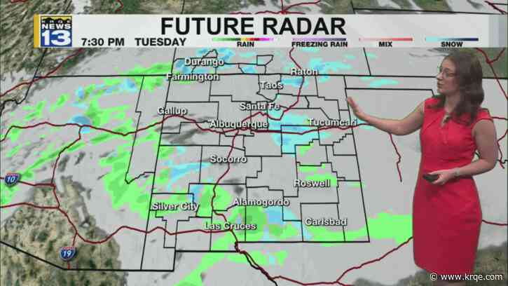 Snow continues across New Mexico