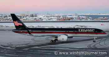 Locals in MAGA Hats Give a Warm Welcome as Trump Force One Lands in Greenland