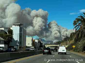 Pacific Palisades fire latest: Evacuations ordered as brush fire erupts due to ‘life-threatening’ winds in Los Angeles