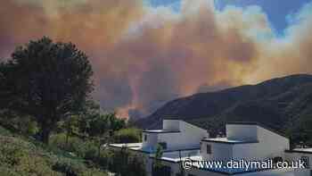 Thousands told to evacuate LA's Pacific Palisades as fire torches land and mansions