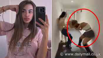 Wild moment 'sugar daddy brawl' erupts as influencer is attacked by jealous friend in hotel