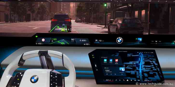 BMW unveils the future of driving with Panoramic iDrive and pillar to pillar head-up display