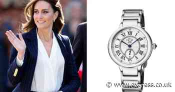 Princess Kate’s Cartier watch is similar to a Swiss design at Debenhams – save £2,399 here