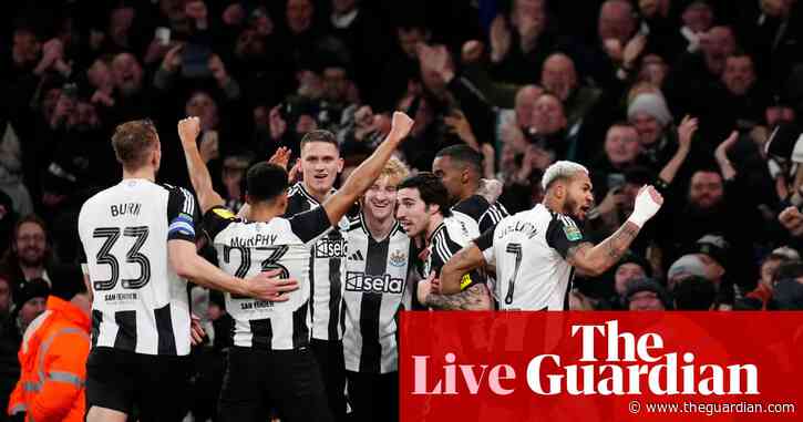 Arsenal 0-2 Newcastle United: Carabao Cup semi-final, first leg – as it happened