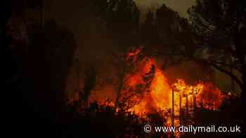 Palisades fire trucks bulldoze cars abandoned by Los Angeles locals trying to evacuate inferno: Live updates