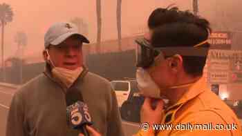 Police Academy star Steve Guttenberg helps firefighters in moving cars amid fast-moving wildfires in Pacific Palisades