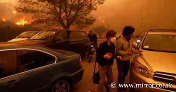 Horror Los Angeles wildfires tear through city as thousands fleeing for lives trapped in gridlock