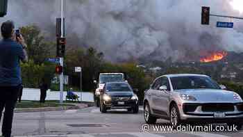 Pacific Palisades locals describe catastrophic fire as they escape with designer suitcases: 'Like a disaster movie'