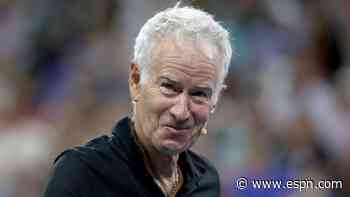 McEnroe advocates for tennis commissioner