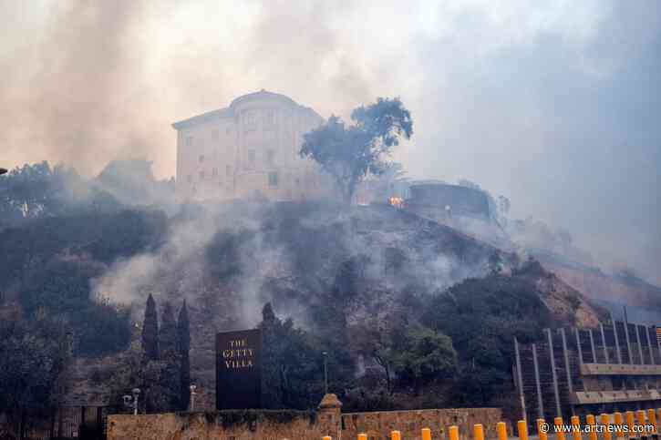 Getty Villa Catches Fire as Pacific Palisades Blaze Continues