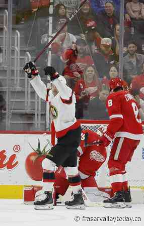 Kane’s power-play goal in OT lifts hot Wings past Senators 3-2