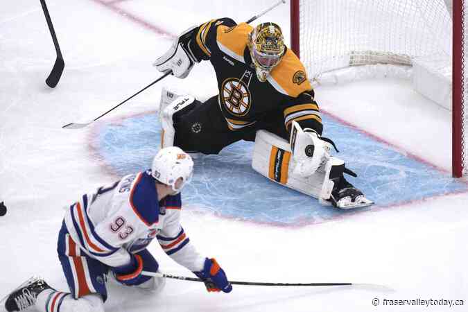 Henrique scores a pair as Oilers beat struggling Bruins 4-0