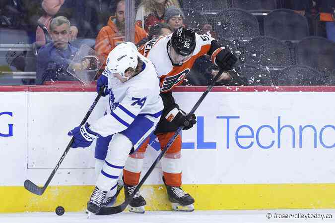 Maple Leafs win fifth straight by grounding Flyers 3-2