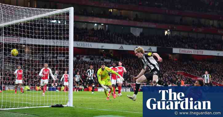 Newcastle on verge of Carabao Cup final after famous win at Arsenal