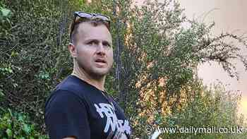 Spencer Pratt looks distraught as he watches horrific Pacific Palisades fire engulf his home with Heidi Montag