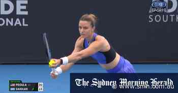 Adelaide International Highlights: Jessica Pegula v Maria Sakkari