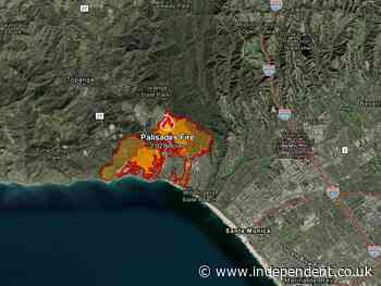 LA wildfires mapped: Palisades and Eaton blazes now cover more than 3,000 acres