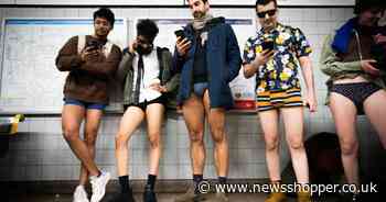 The London Underground will be filled with passengers wearing just pants this weekend