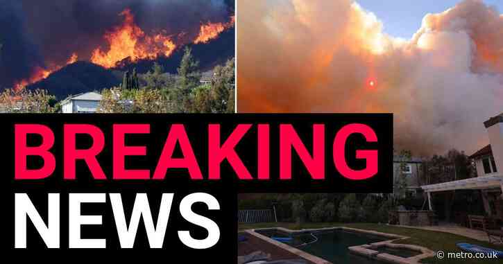 California wildfires rip through LA forcing 30,000 people to evacuate