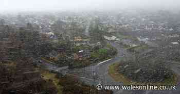 Met Office weather maps show when and where it will snow in Wales today