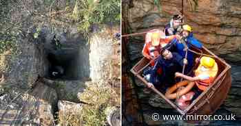 India 'rat hole' cave race against time as divers retrieve body in desperate search for miners