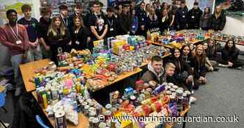 Priestley College students donate supplies to foodbank