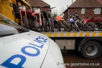 Cleveland Police seize 12 off-road bikes from Middlesbrough home