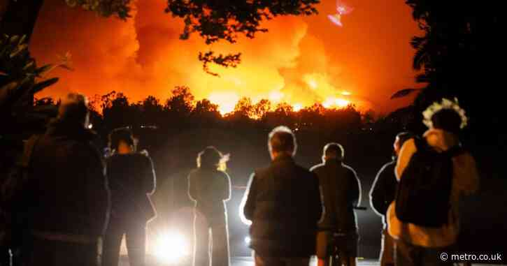 Harry and Meghan’s Montecito neighbourhood faces evacuation after wildfires sweep LA