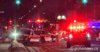 3 taken to hospital after vehicle crashes with Winnipeg police cruiser