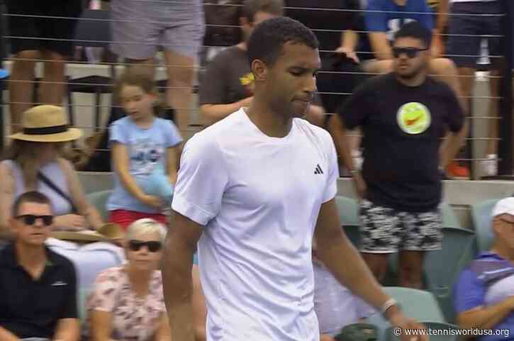 ATP Adelaide: Felix Auger-Aliassime prevails. Denis Shapovalov falls