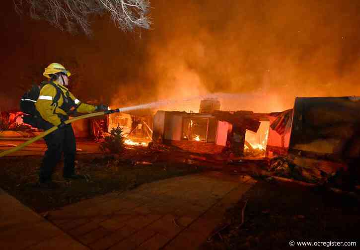 Eaton fire doubles overnight to 2,227 acres — 20 homes lost, evacuations ordered for La Canada Flintridge