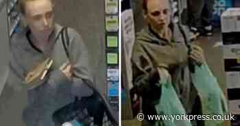 Series of items stolen from busy York shop