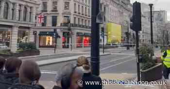 Regent Street cordoned off and buildings evacuated after incident