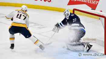 Connor Hellebuyck records 300th win as Winnipeg Jets beat Nashville to snap losing skid