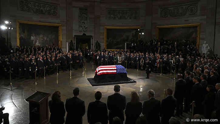 Jimmy Carter lies in state at Capitol Rotunda ahead of his state funeral