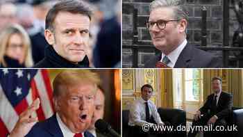 Les crisis talks! Embattled Starmer and Macron to discuss their woes over dinner at Chequers - as they struggle with Elon Musk onslaught and brace for Trump