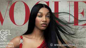 Angel Reese and Gabby Thomas stun on Vogue covers as athletes beam about their love of fashion