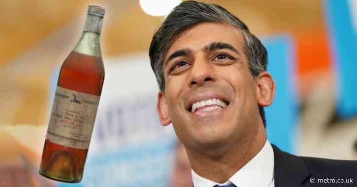 Tories guzzled 102-year-old cognac at party in Sunak’s final months as PM