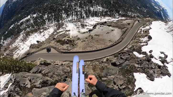 Pro Skier Recounts Terrifying Winch-Powered BASE Jump