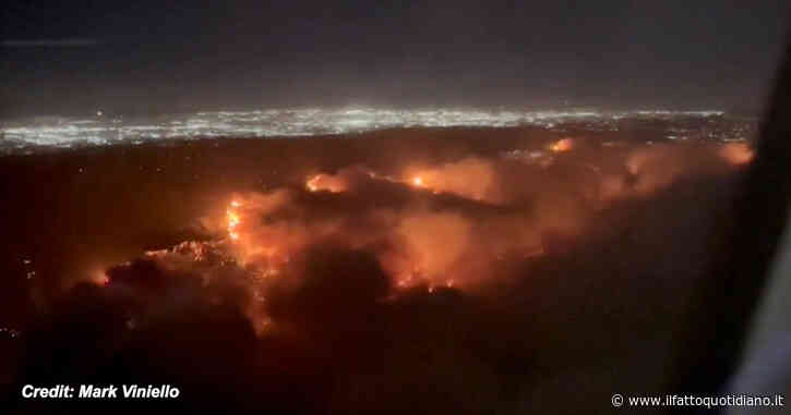 Los Angeles è circondata dalle fiamme, i video dalla città della California colpita dagli incendi: migliaia di persone evacuate