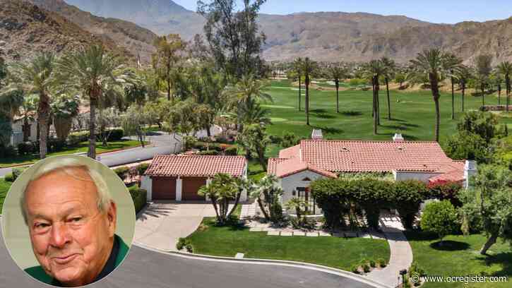 Legendary golfer Arnold Palmer’s former La Quinta home lists for $5 million