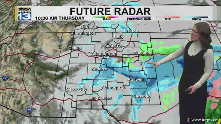 Last round of snow coming Thursday afternoon