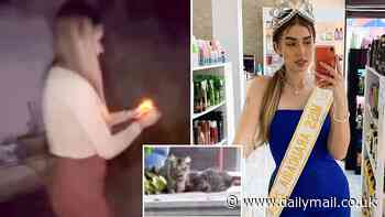 Pageant queen is stripped of her crown over appalling 'animal abuse' video