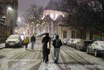 LIVE. Winters weer legt Gent onder een dun laagje sneeuw