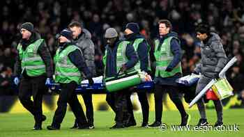 Spurs' Bentancur stretchered off after head injury